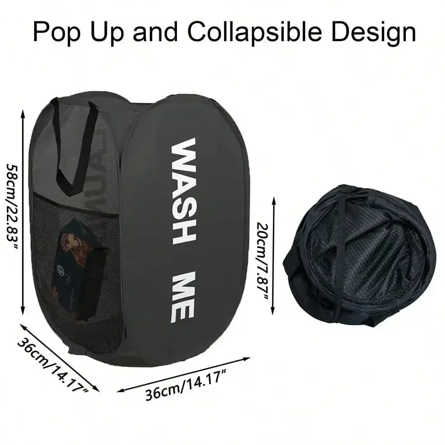 Portable Mesh Pop-up Laundry Hamper